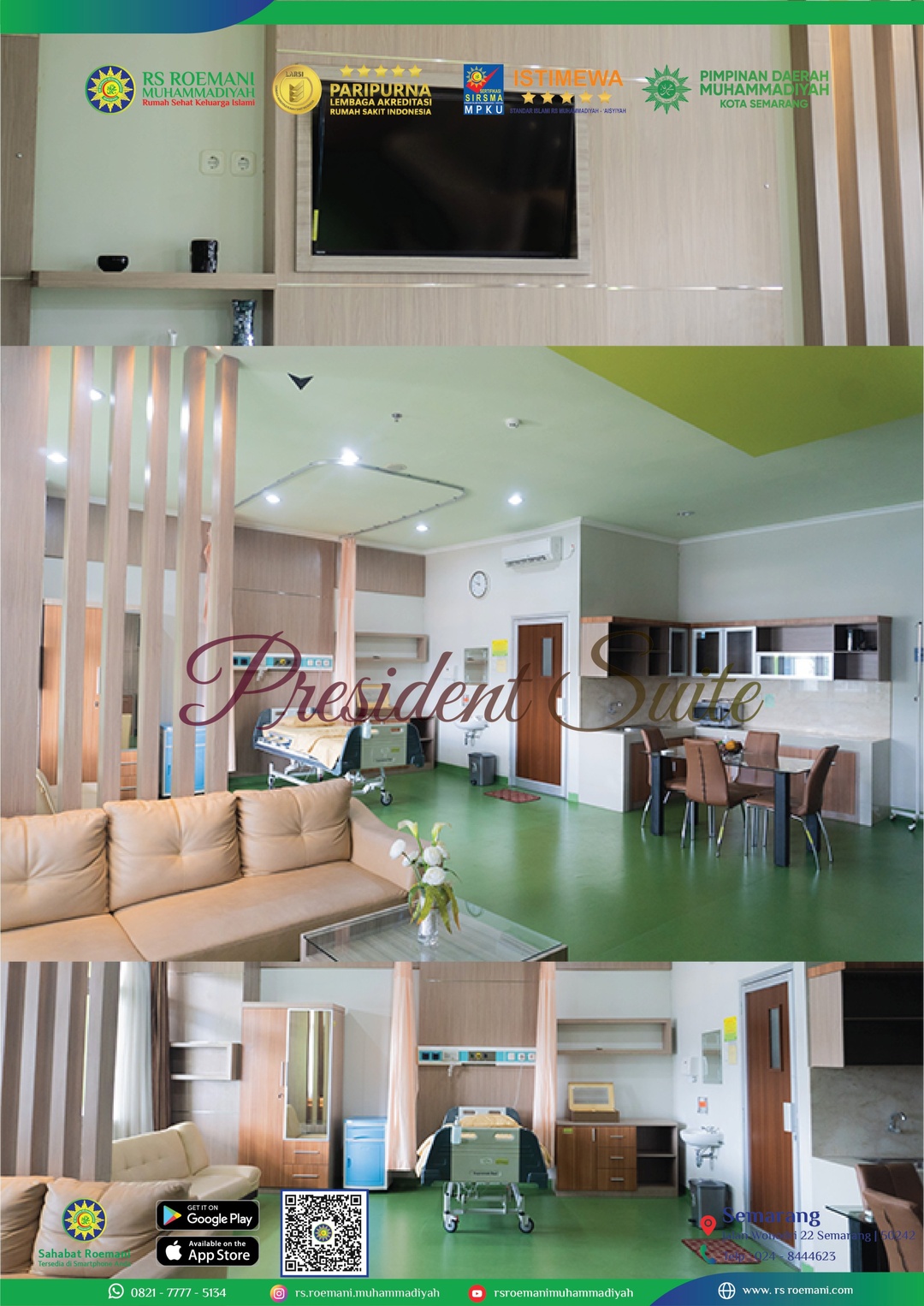 President Suite RS Roemani Muhammadiyah Semarang